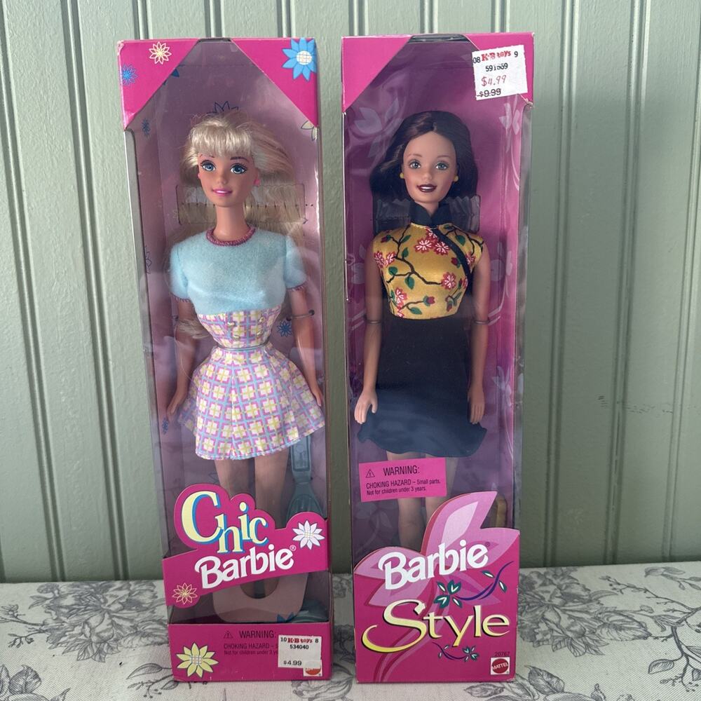 90s Vintage Barbie Lot Chic Barbie Barbie Style 1997 1998 #18218 #20767 New